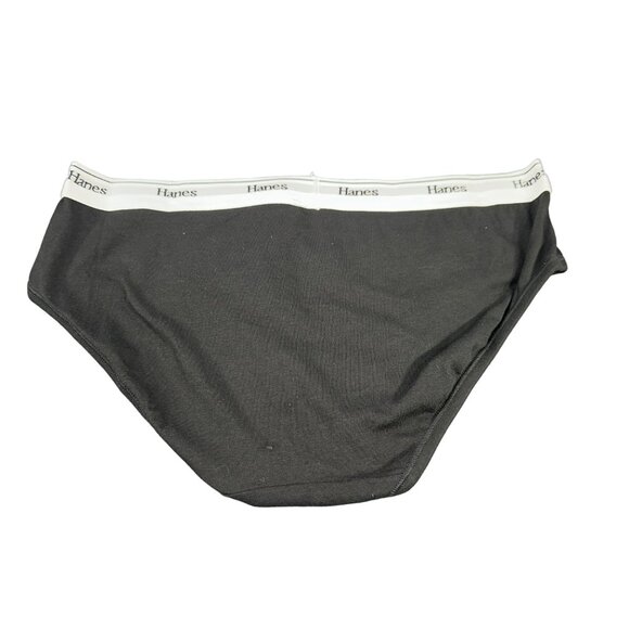 Hanes Originals Women’s Size Medium Panty Bikini Black New With Tags - Picture 2 of 8